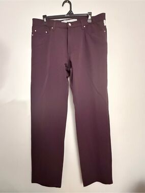 Versace jeans couture burgundy jeans